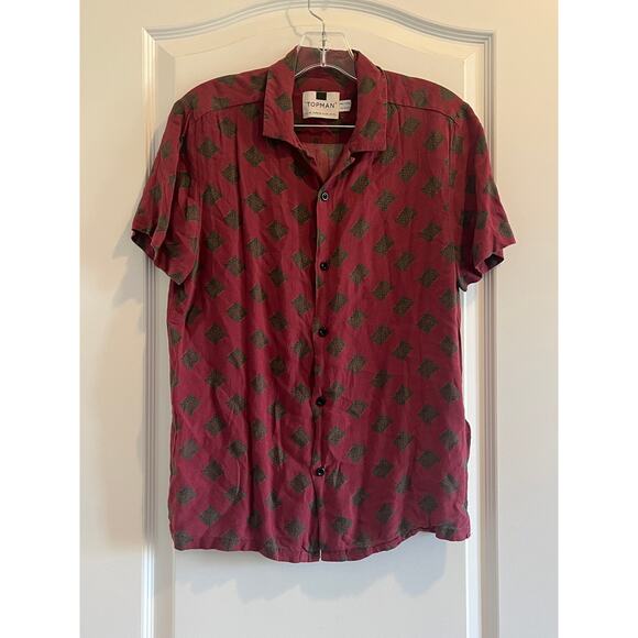 Topman Geo Slim Fit Shirt - Picture 4 of 11